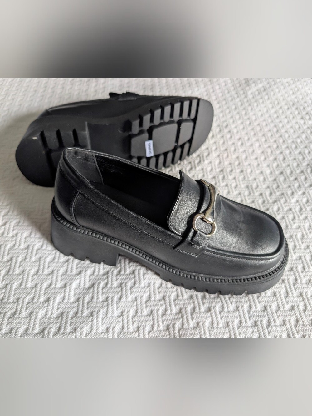 NWOT Ardene | Black Leather Loafers